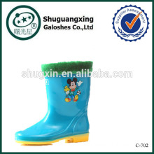 Half Rain Boots with cute animal rain shoes children